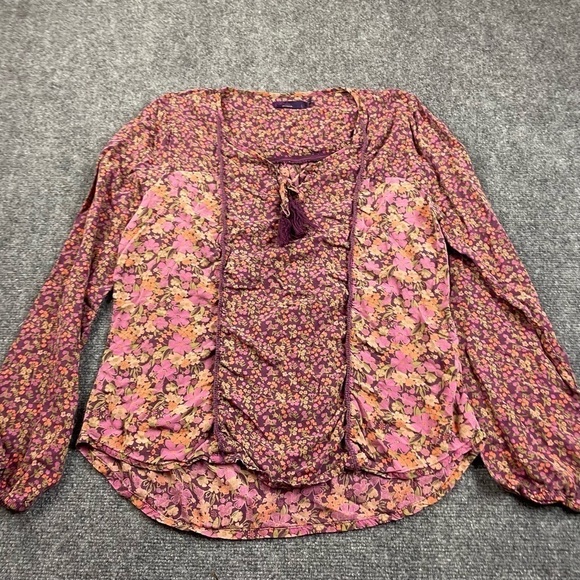 Prana Tops - PRANA Women’s Faith Boho Plum Blouse Top size: Large